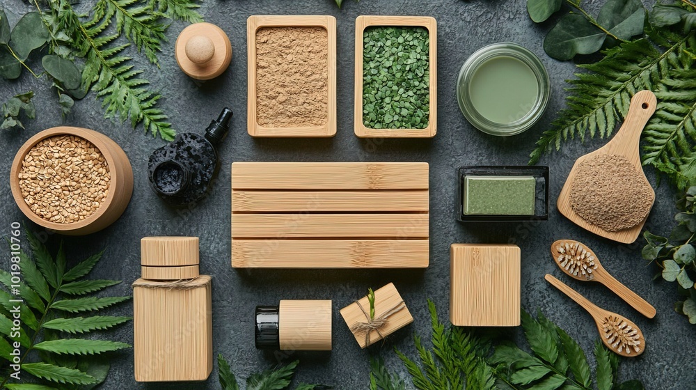 A sustainable business showcasing eco-friendly product A sustainable business showcasing eco-friendly product