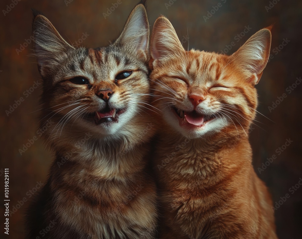 Happy Cats Smiling. Happy Cats Smiling.