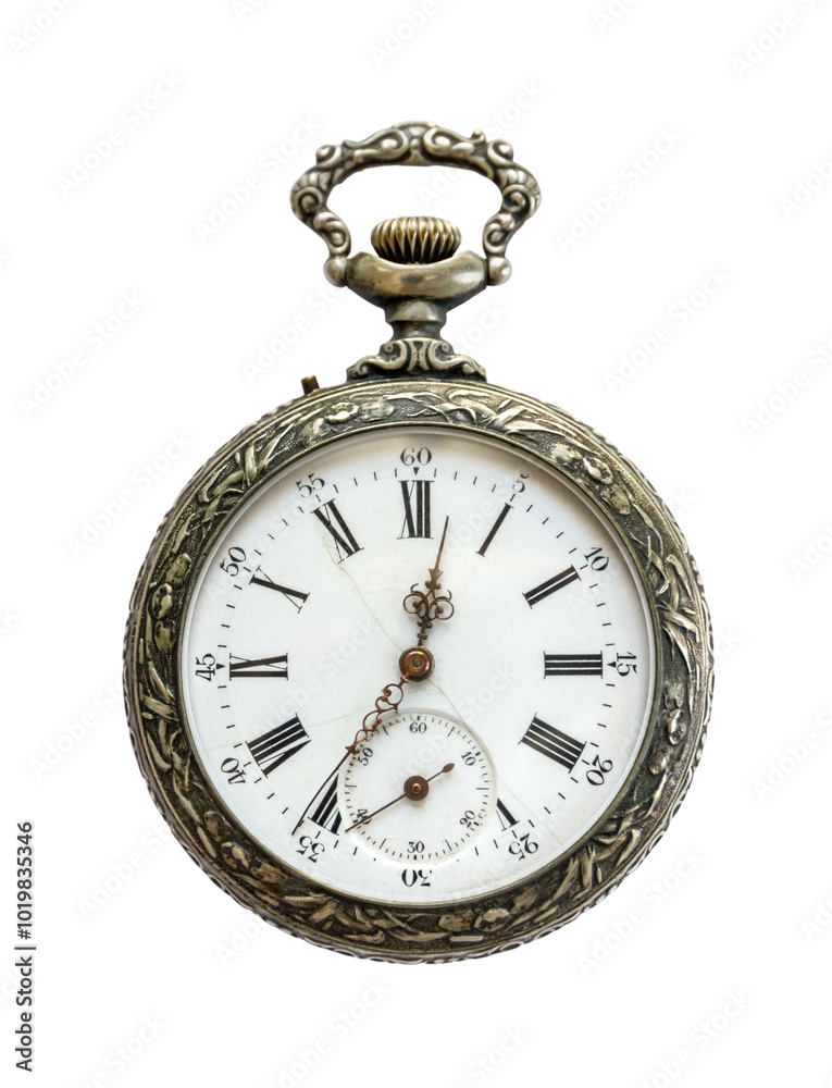 Pocket watch isolated on white background Pocket watch isolated on white background