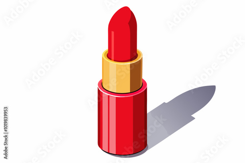 Lip lipstick makeup cartoon