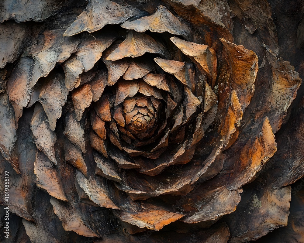 Mesmerizing Spiral Patterns in Natural Wood Texture Mesmerizing Spiral Patterns in Natural Wood Texture