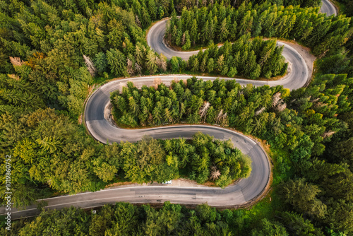Tableau sur toile Cheia road Brasov