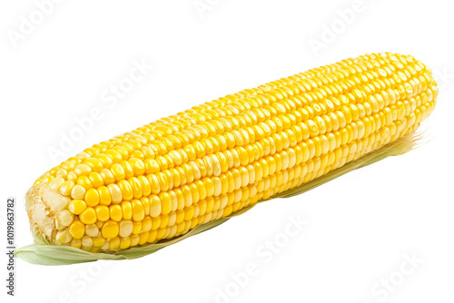 Wallpaper Mural Fresh, vibrant corn on the cob against a white isolated background. Torontodigital.ca