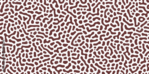 Abstract truing organic wallpaper Turing reaction diffusion monochrome seamless pattern. Abstract turing pattern.  Organic seamless. geometric white background. black bold lines. Psychedelic, 3d, arts