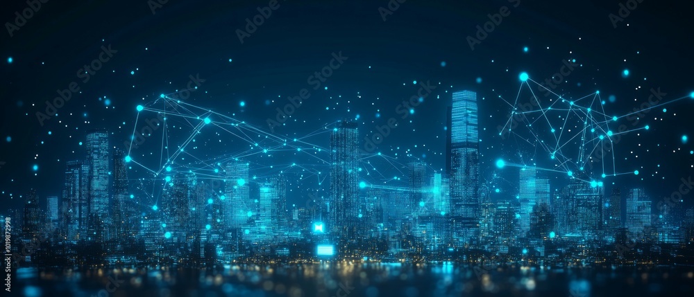 Obraz premium 5G Network Pulse, 5G and Digital Connectivity