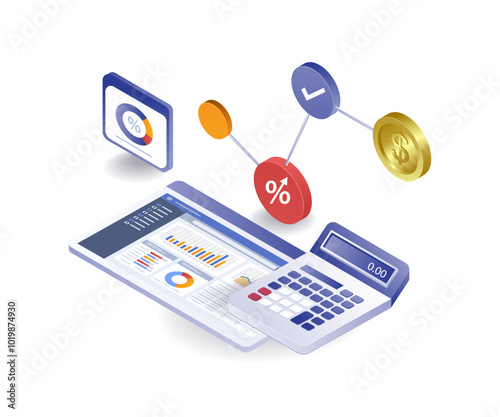 Network business financial calculations