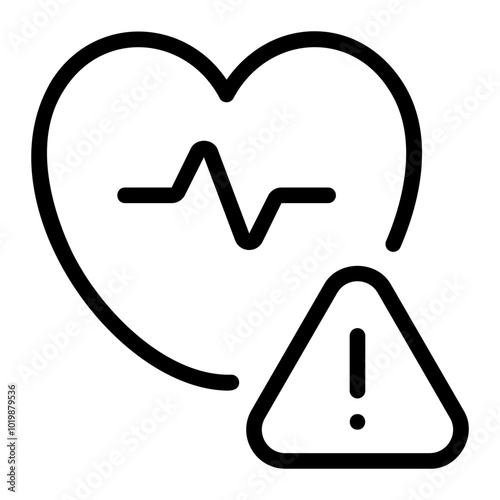 risks line icon