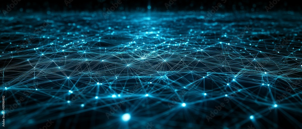 Obraz premium The Web of Speed, 5G and Digital Connectivity