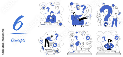 Financial forecasting vector illustration. Financial analytics is melody played by orchestra investment in grand symphony economy Progress in economy is golden path leading to treasure chest financial