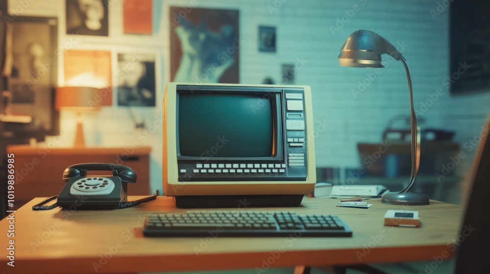 Retro Computer Workstation Retro Computer Workstation