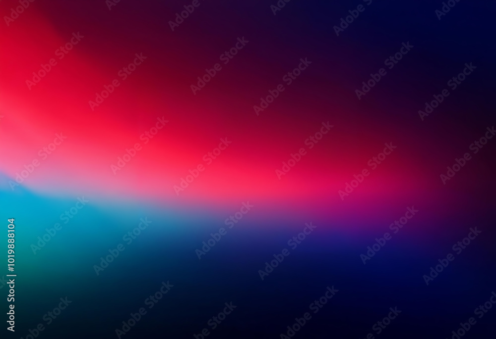Obraz premium A blurred gradient background with colors transitioning from red to blue.