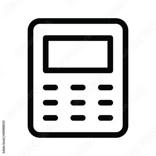 Calculator icon for financial, educational, or mathematical calculations