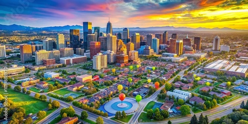 Zip Code Map Highlighting Denver Tech Center Area for Real Estate and Business Reference Purposes