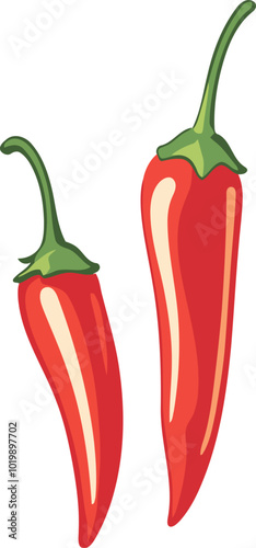 Ilustration of Red Chilli