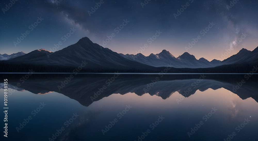 Obraz premium sunrise over the mountains