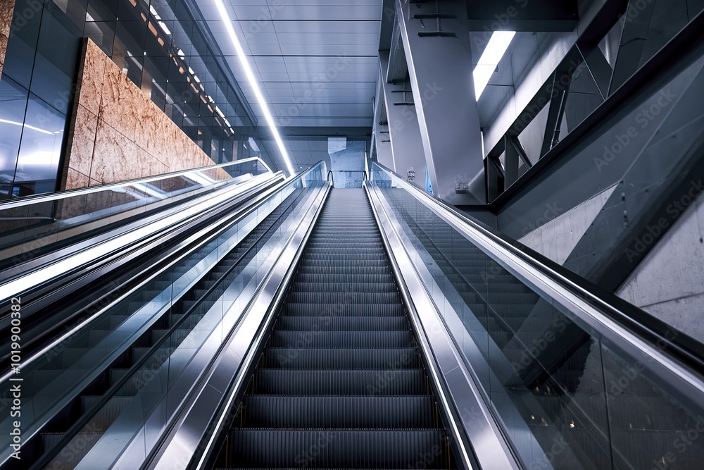 An indoor setting, possibly a modern building or transit hub An indoor setting, possibly a modern building or transit hub