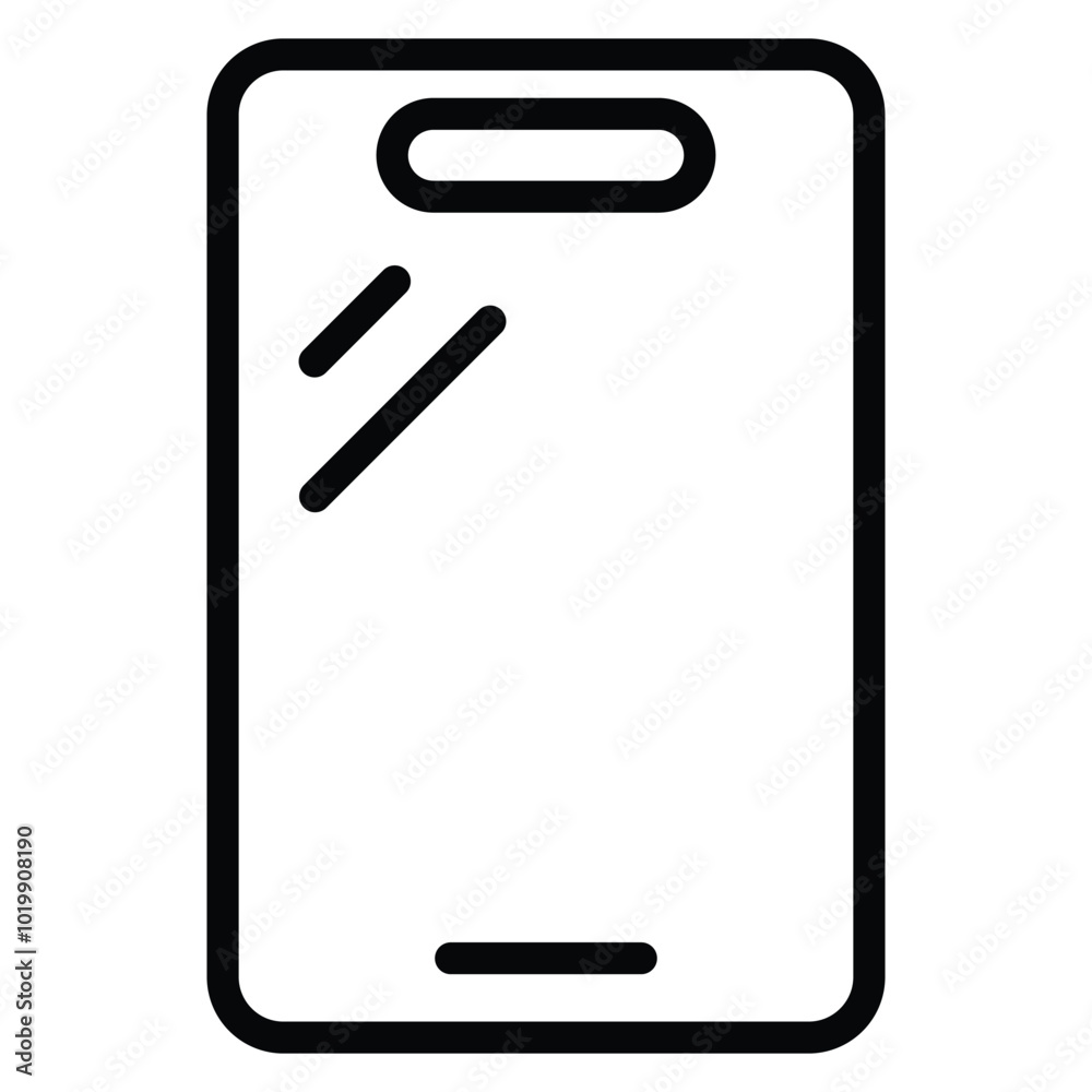 Smartphone Icon Outline Style. Editable Stroke Icon. Smartphone Icon Outline Style. Editable Stroke Icon.