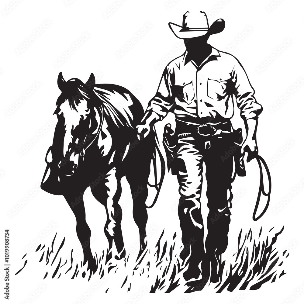 cowboy girl svg, cricut file, Cowboy reaching, cowboy and horse Vector cowboy girl svg, cricut file, Cowboy reaching, cowboy and horse Vector