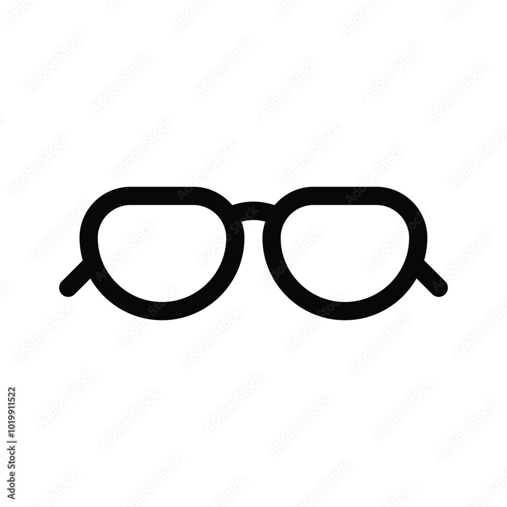 A pair of eyeglasses symbolizing vision, eyewear, or fashion A pair of eyeglasses symbolizing vision, eyewear, or fashion