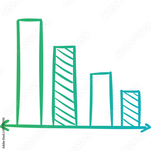  Business infographics icons with different diagram vector illustration. Abstract data visualization, marketing charts and graphs. Business statistics, planning and analytics, forecasting growth rates