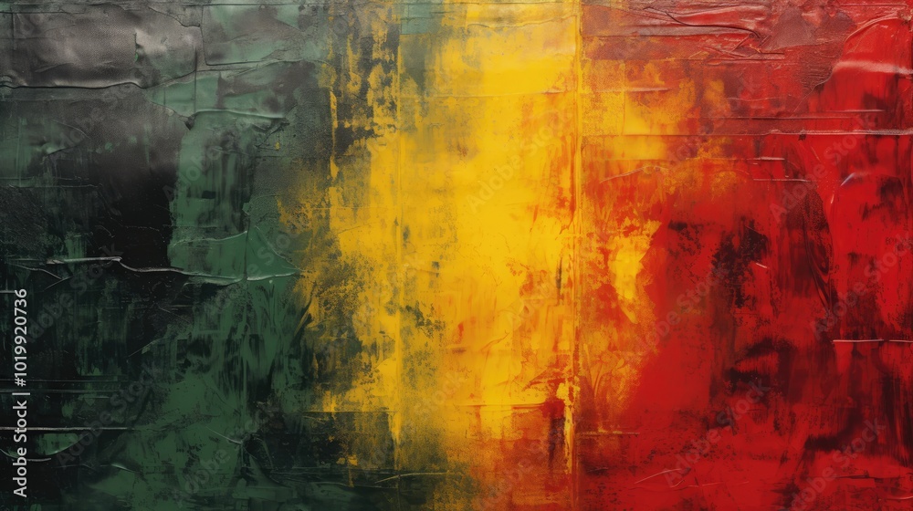 Vibrant Grunge Texture Canvas with Red, Yellow, and Green Gradient Background Vibrant Grunge Texture Canvas with Red, Yellow, and Green Gradient Background