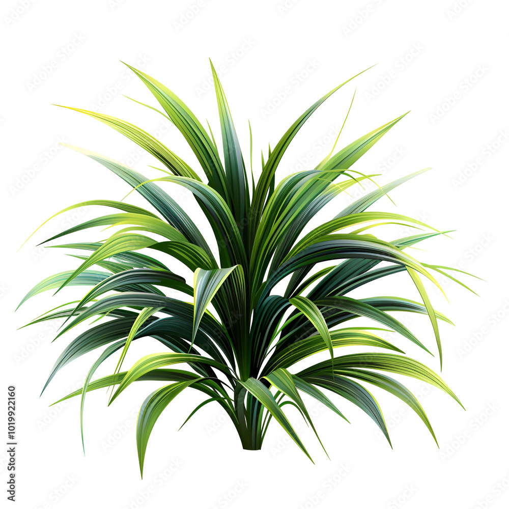 Obraz premium Green Grass Meadow Clipart Vector Illustration