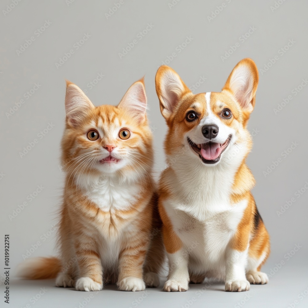 Cat and Dog Friends.