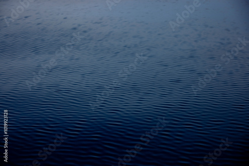 Placid water surface of the sea photo