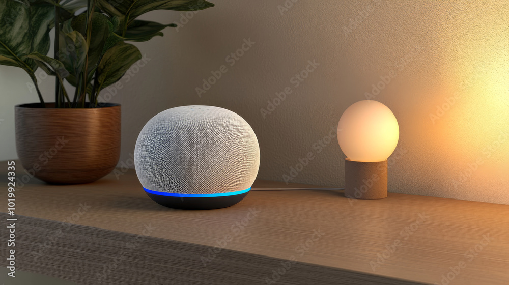 Control your home with your voice using this smart speaker. It can play music, tell you the news, and answer your questions. It's called VECTOR. Control your home with your voice using this smart speaker. It can play music, tell you the news, and answer your questions. It's called VECTOR.