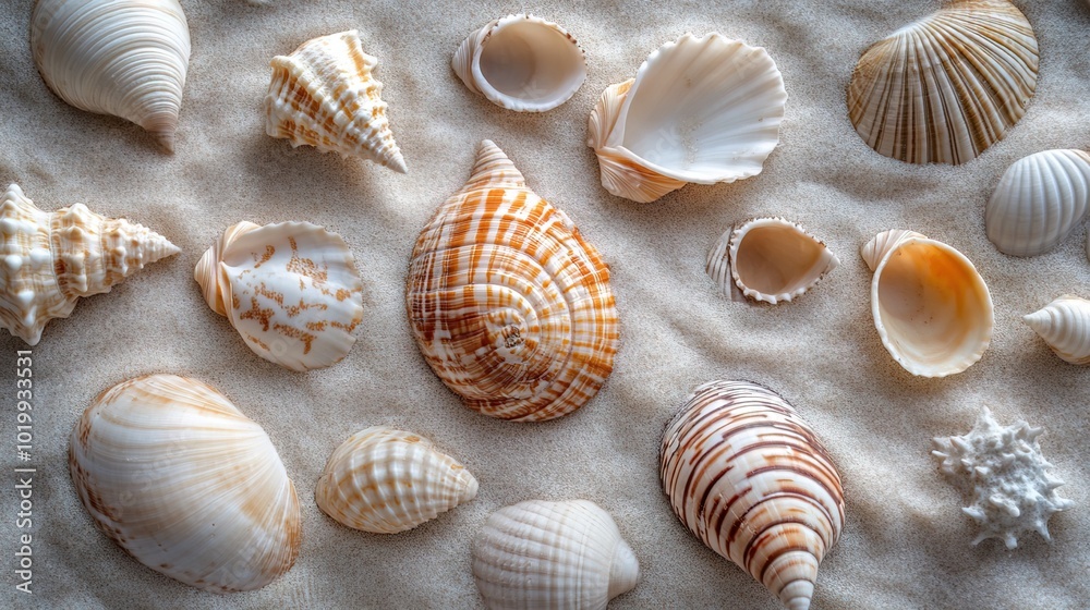 Sea shell texture background Sea shell texture background