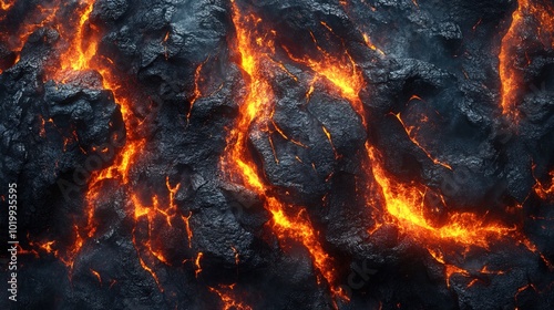 Lava texture fire background rock volcano magma molten hell