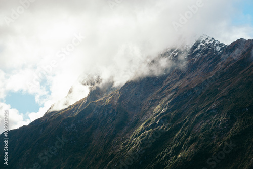 Milford Sound Cliffs, New Zealand