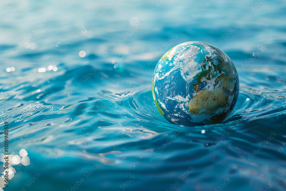 Beautiful greeting card with holiday composition for world environment day