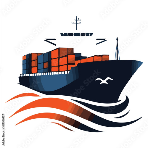 logo fora cargo logistics company , on a white background.