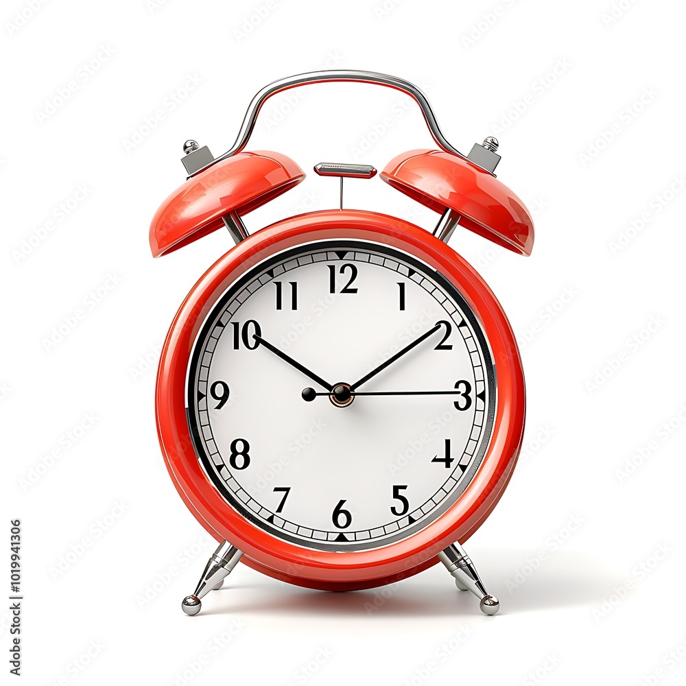 Alarm clock on white background Alarm clock on white background