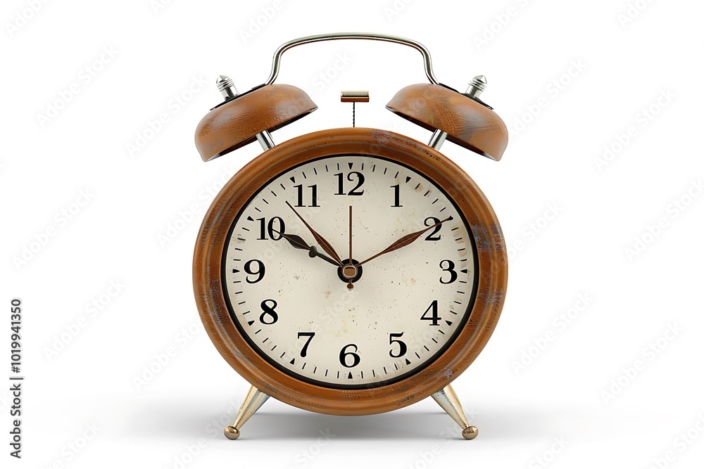 Alarm clock isolated on white background Alarm clock isolated on white background