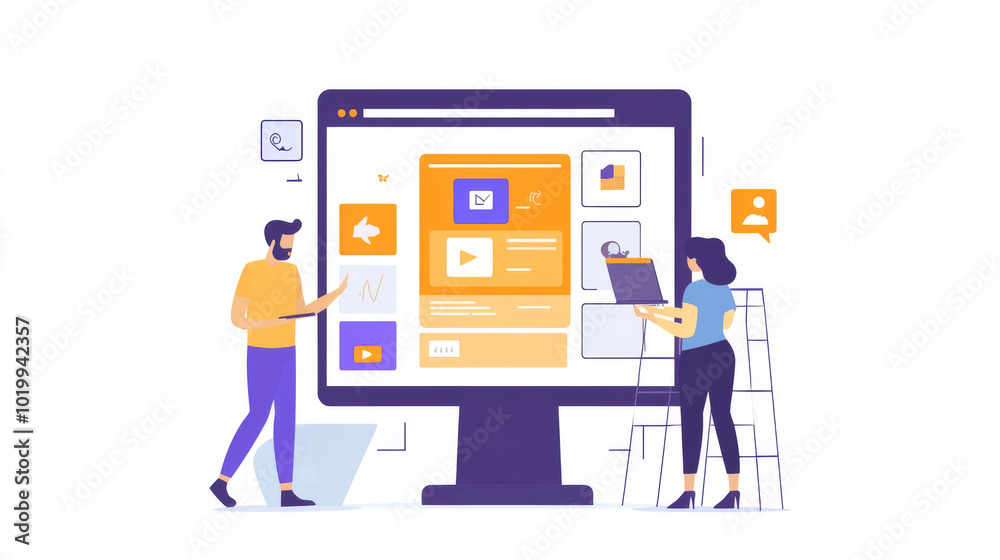 We build software and websites that work on all devices: computers, tablets, and phones. We create both online and offline apps, designing their look and writing the code that makes them work.