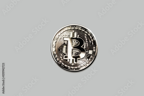 a simple image containing only the bitcoin symbol illustration