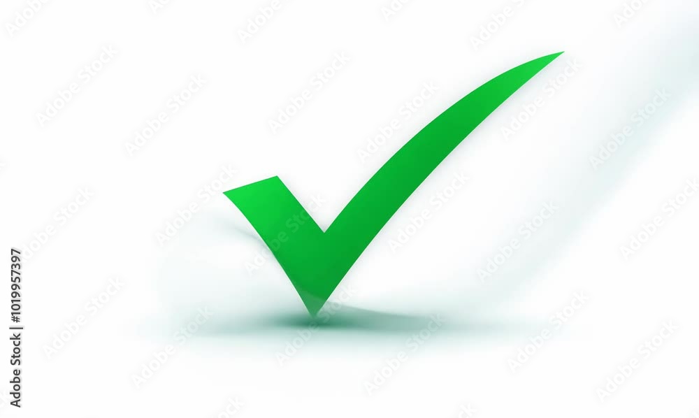 Check Mark Animation on Light Background Check Mark Animation on Light Background