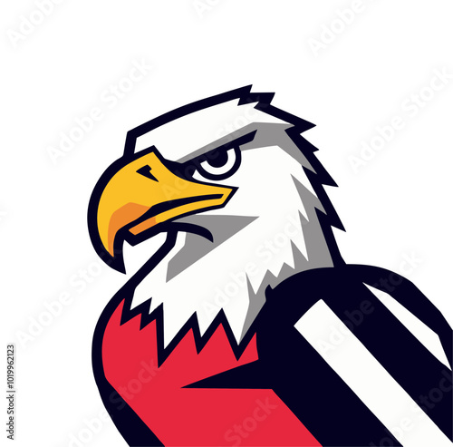 logo, icon, eagle character, which is very suitable for posters, illustrations and others