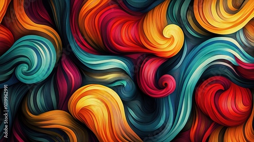 Colorful abstract pattern background 