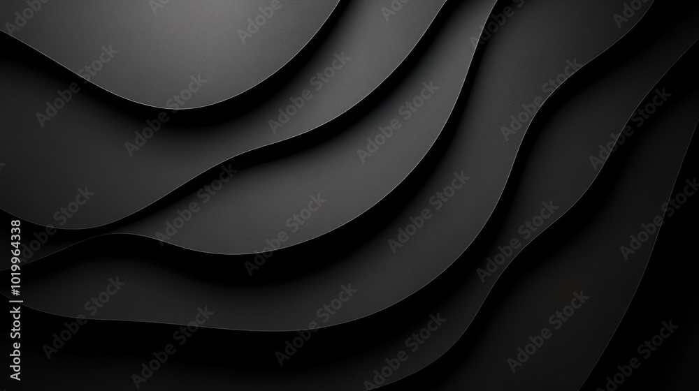Fototapeta premium Abstract black gradient luxury studio empty background