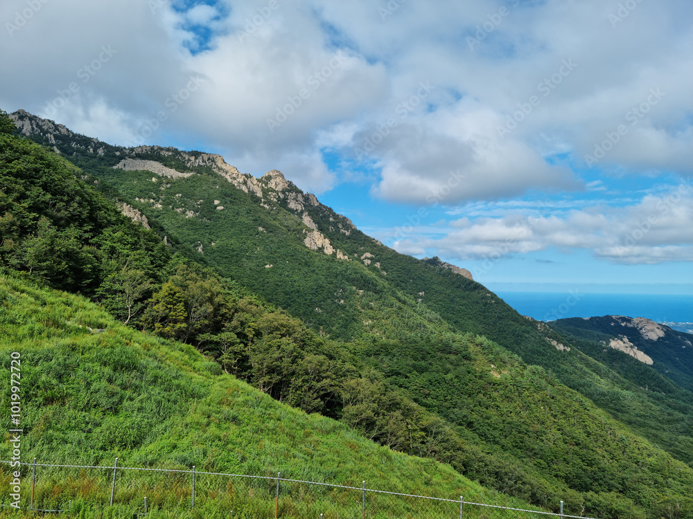 This is the scenery of Mt. Seorak, South Korea.
This is the scenery of Mt. Seorak, South Korea.