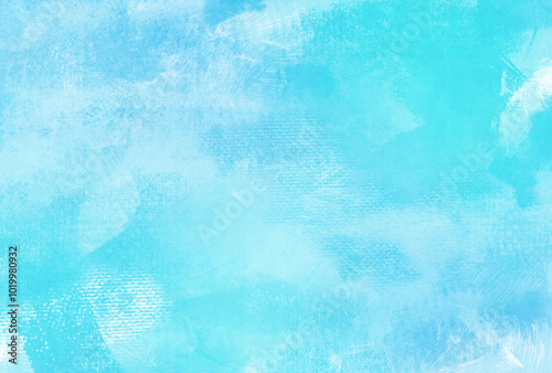 背景素材_水彩テクスチャ_水色