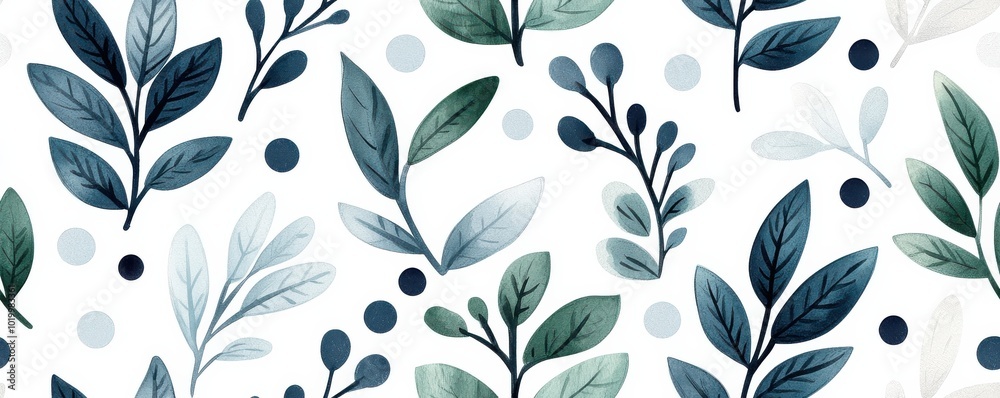 Leaf pattern design on a white isolate background.,Seamless pattern Leaf pattern design on a white isolate background.,Seamless pattern
