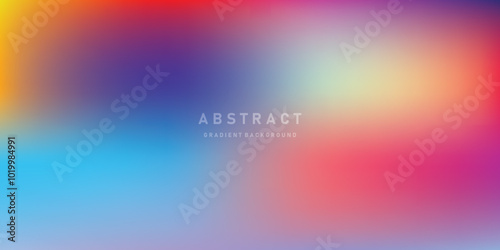 Abstract Color vector banner. Pastel gradient  pattern. Blurred light fuzz colorful gradient background. Vector soft horizontal backdrop