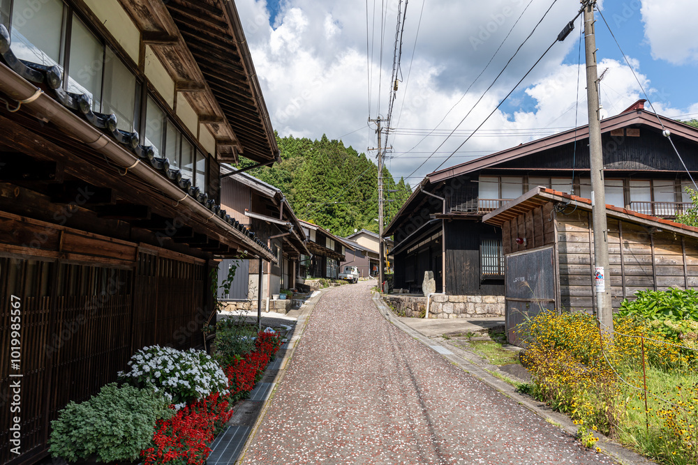 small village along Nakasendo trail small village along Nakasendo trail