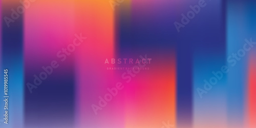 Abstract Color vector banner. Pastel gradient  pattern. Blurred light fuzz colorful gradient background. Vector soft horizontal backdrop