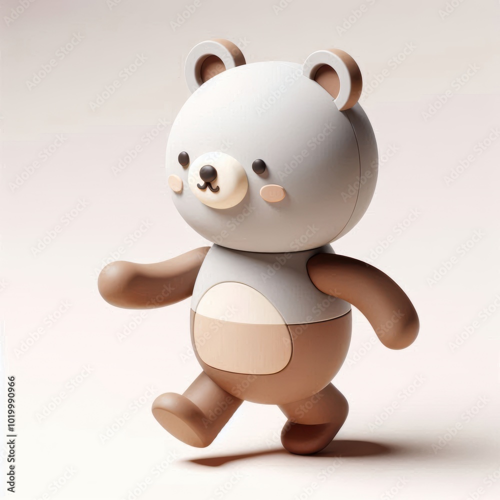 Fototapeta premium 3d Cute Bear