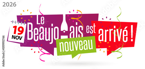 19 novembre 2026 : le Beaujolais nouveau est arrivé !	